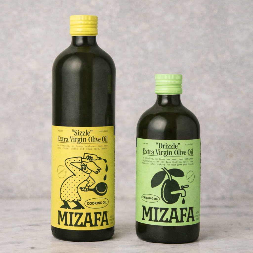 Mizafa in Glass — Premium Cold Pressed Oil