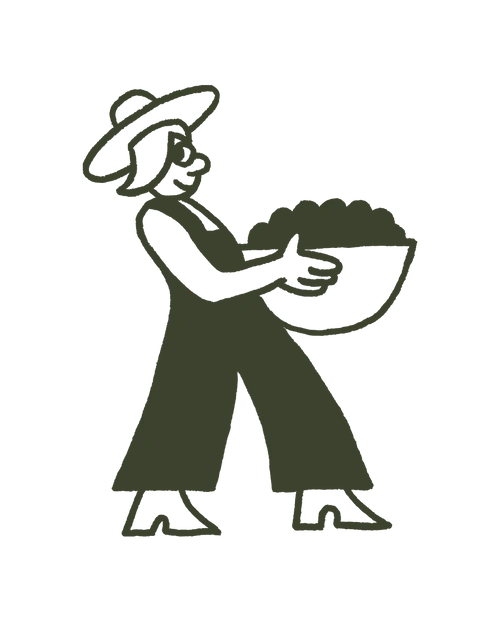 Fresh is best — Mizafa farmer illustration